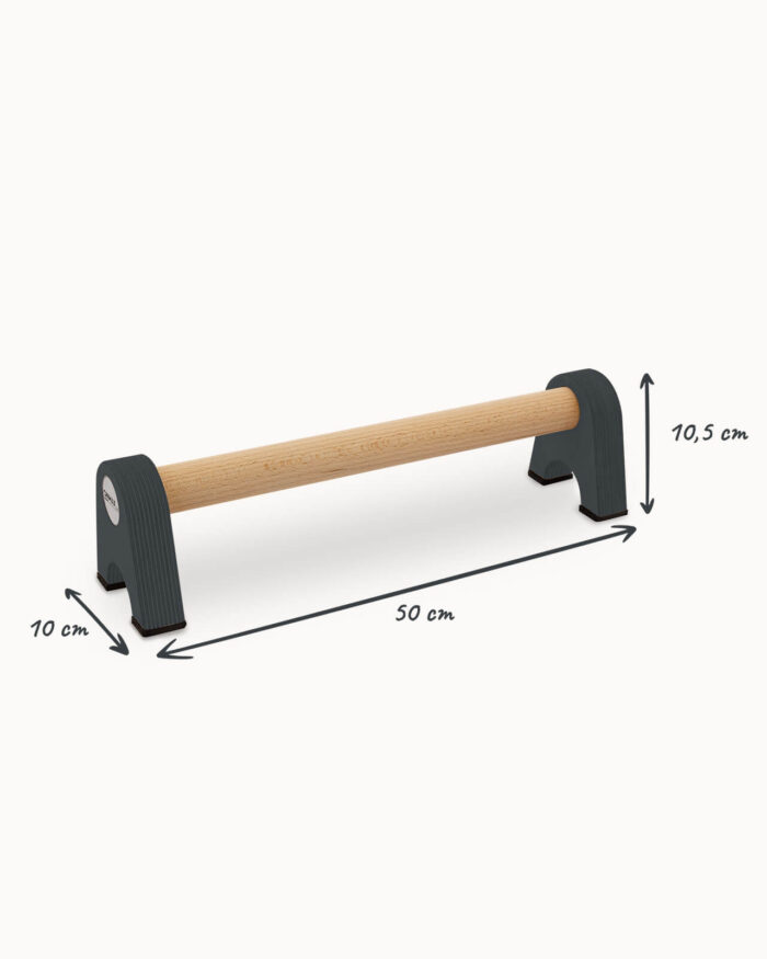 Paraletka ONMAX LongBar grafitowa wymiary 10x50x10,5 cm